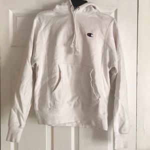 White Champion hoodie